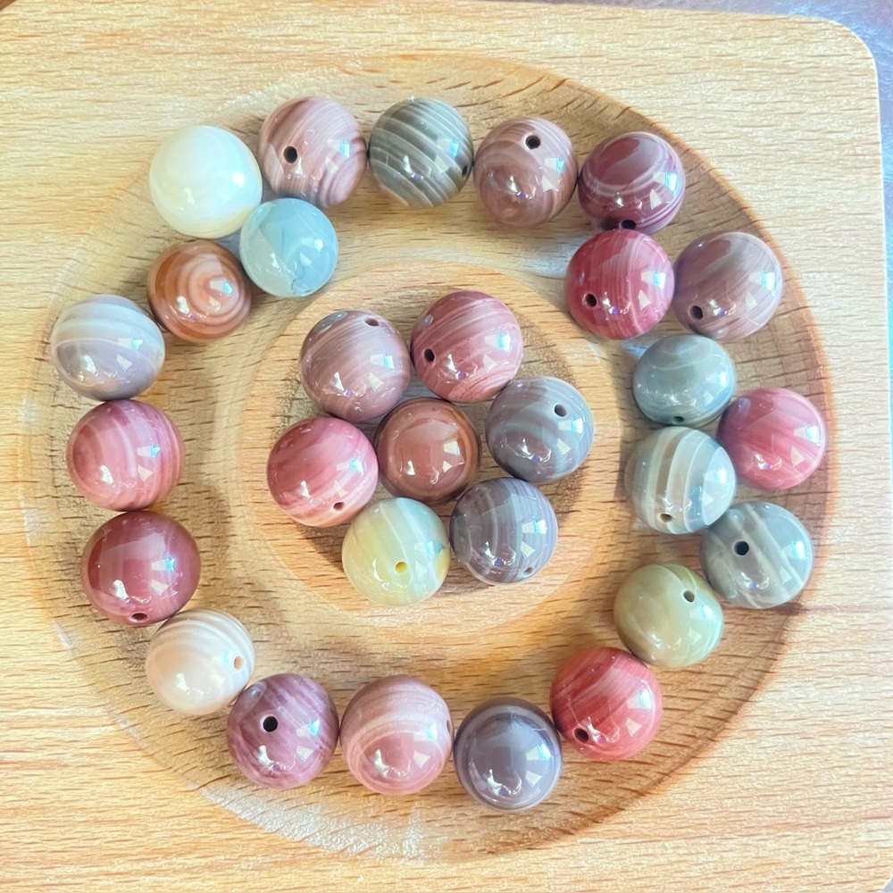 Planet Alashan agate gemstone beads